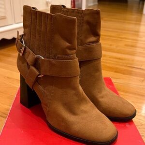 BCBG Brown Ankle Booties